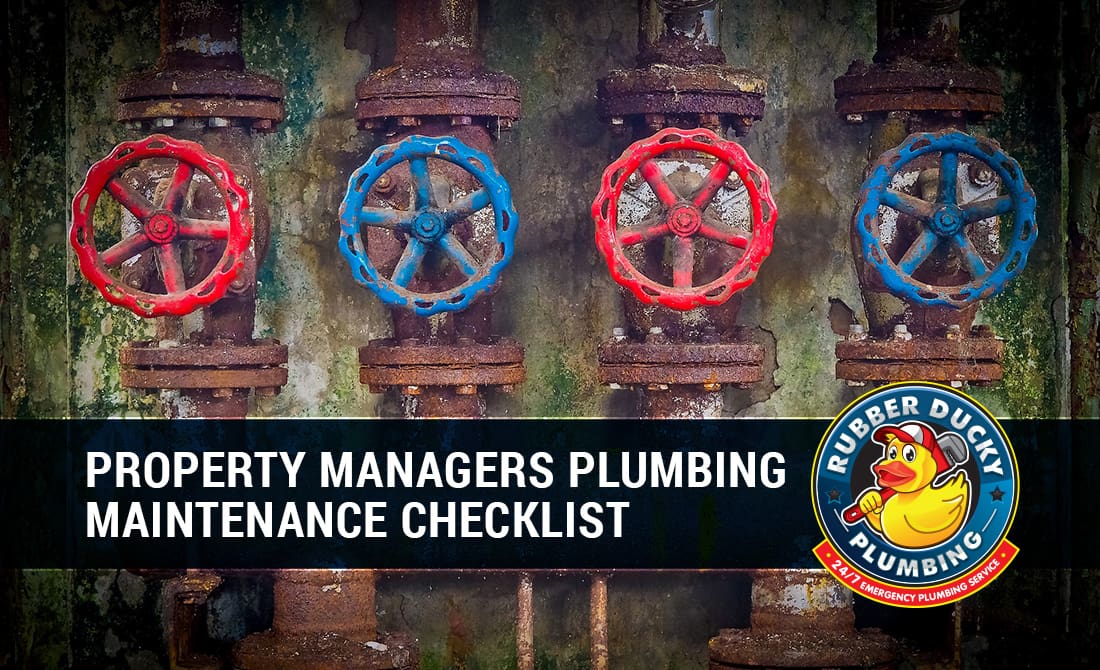 Property Managers Plumbing Maintenance Checklist